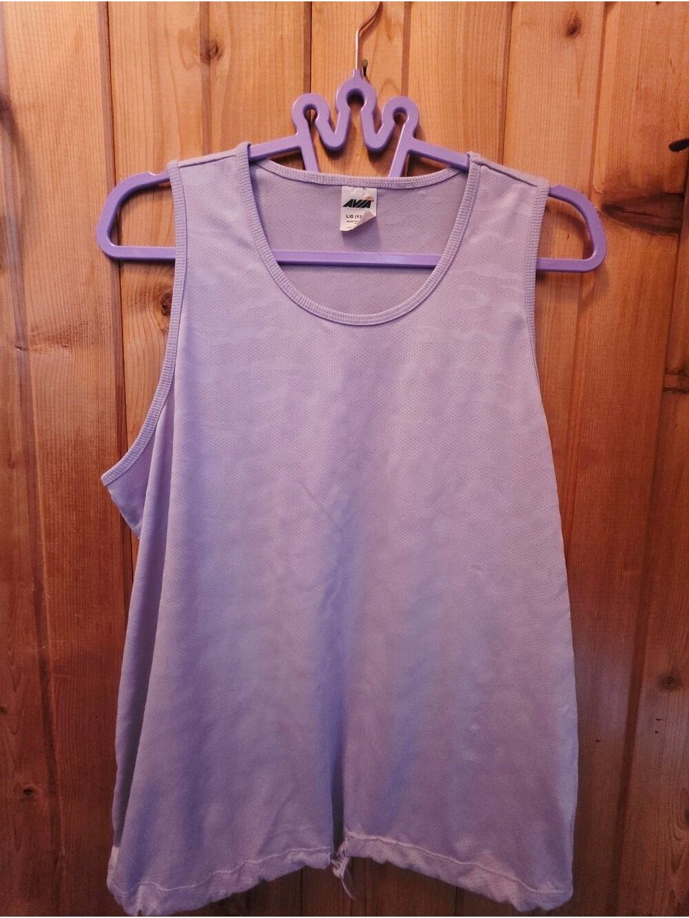 Avia Lavender Scoop Neck Athletic Tank